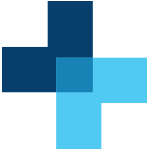 Alabama Medical Group Dark and light blue cross icon