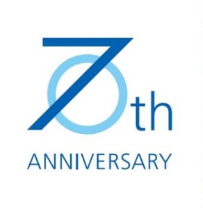 Text says "70th Anniversary"