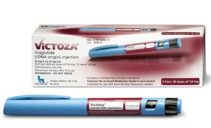 Victoza - liraglutide injection box and pen