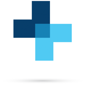 Alabama Medical Group Dark and light blue cross icon