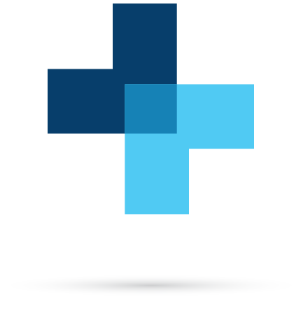 Alabama Medical Group Dark and light blue cross icon