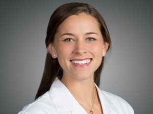 Picture of Amanda Ladner, CRNP in a white lab coat