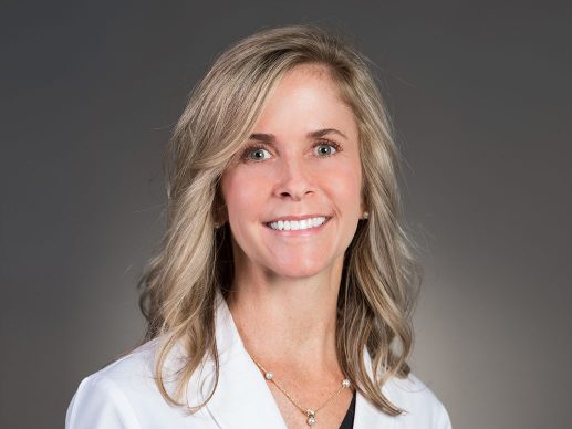 Picture of Sheila Saucier, CRNP in white lab coat