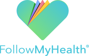 Follow My Health Heart-shaped logo